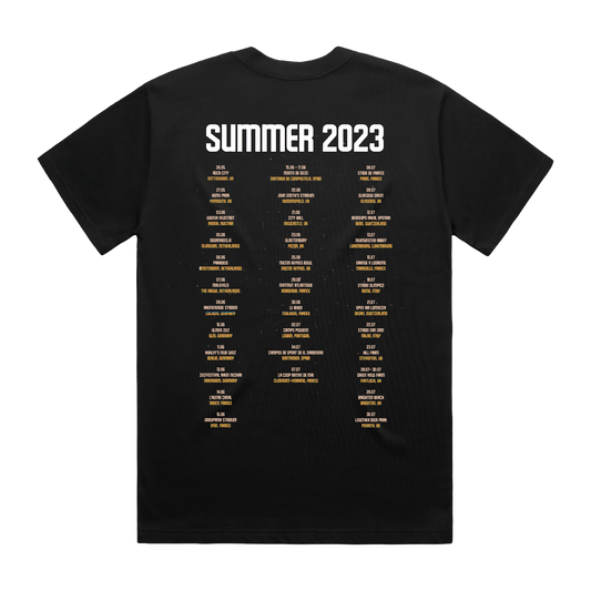 EU Summer 2023 Tour Black T-Shirt
