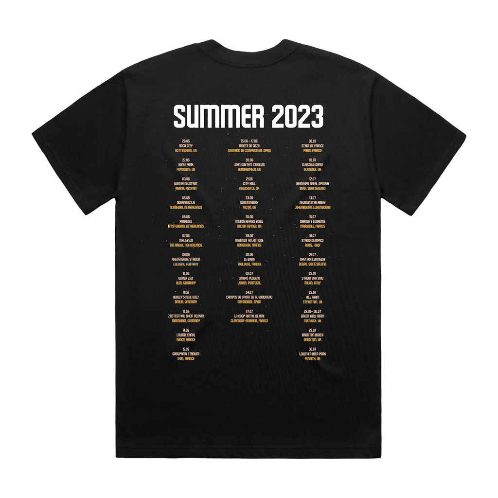 EU Summer 2023 Tour Black T-Shirt