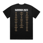 EU Summer 2023 Tour Black T-Shirt
