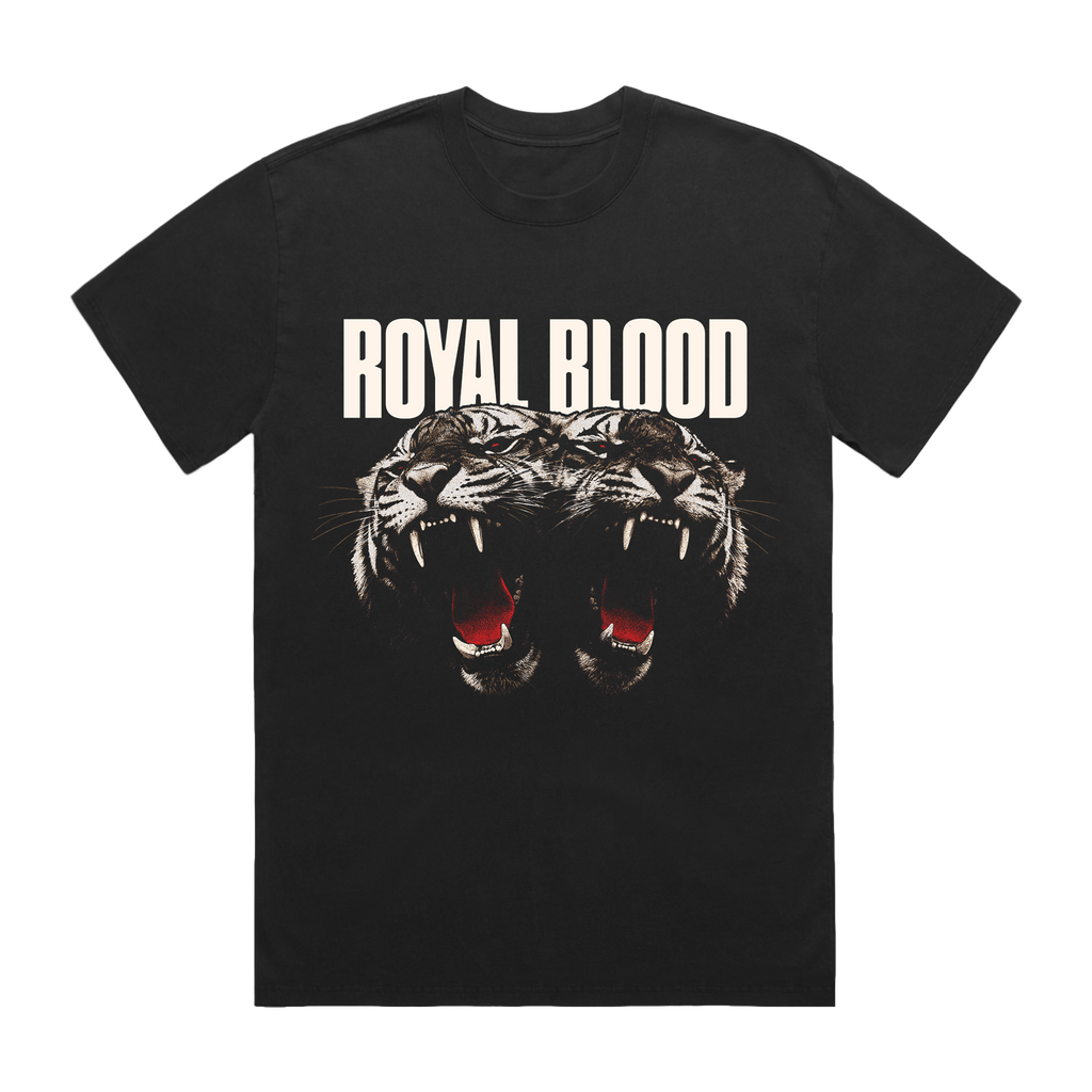 Dead Company | Coloured Tiger Faded Black T-Shirt