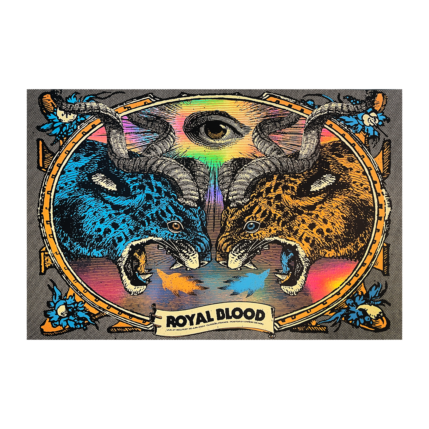 Royal Blood Hellfest Screen Print