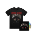 Dead Company | Shaped Cover Black T-Shirt + CD Bundle