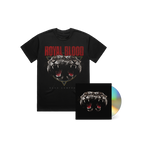 Dead Company | Shaped Cover Black T-Shirt + CD Bundle