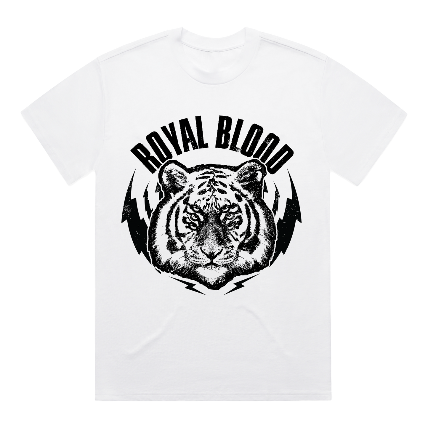 Royal Blood - Tiger Tee White (Short Sleeve)