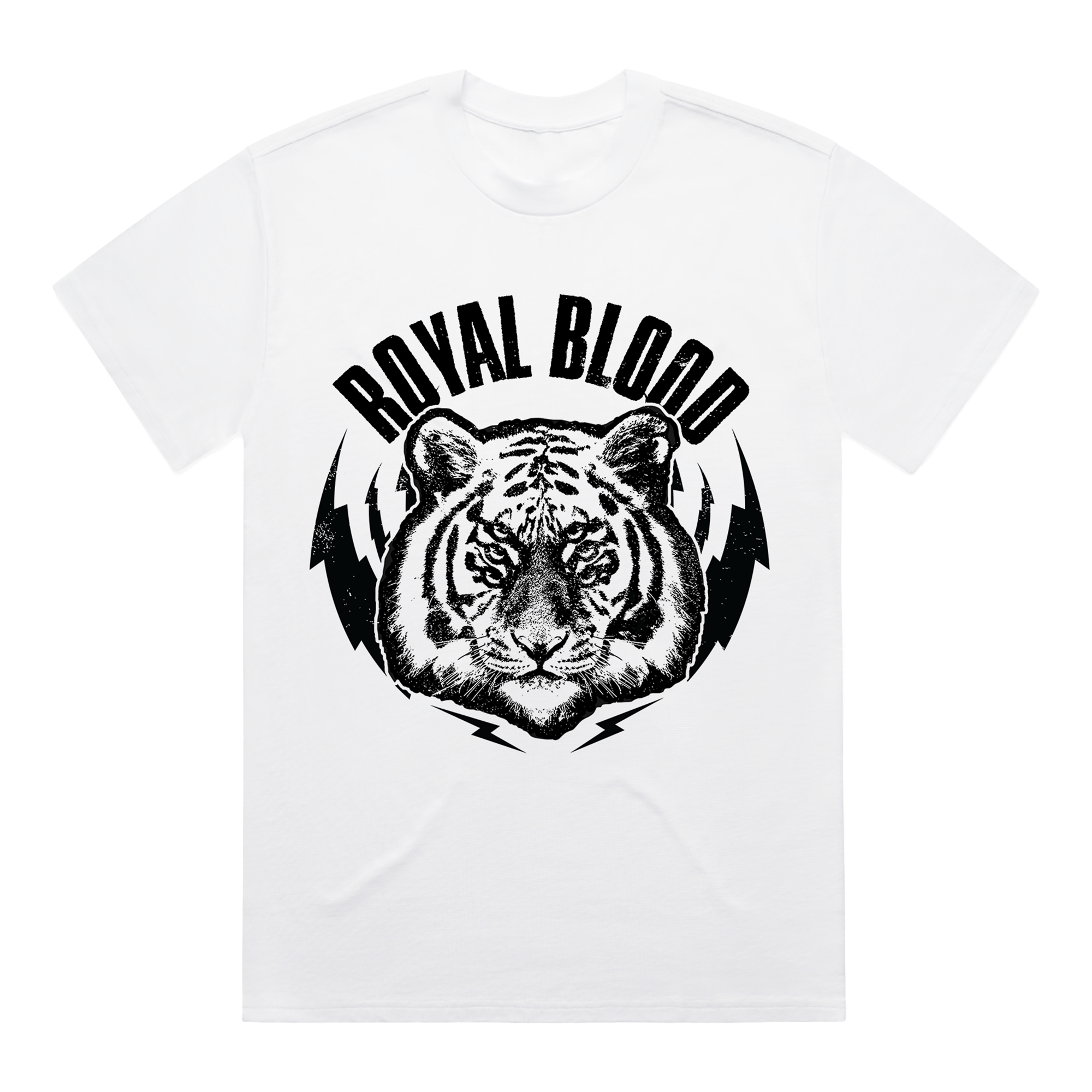 Royal Blood - Tiger Tee White (Short Sleeve)