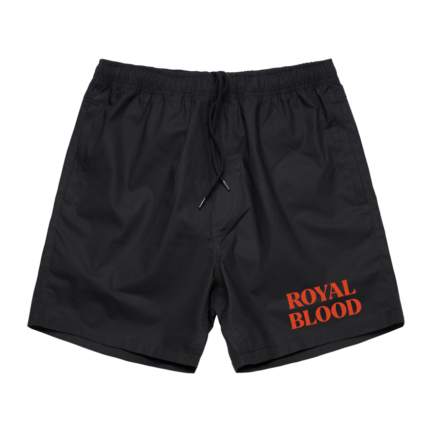 Royal Blood Black Beach Shorts