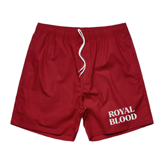 Royal Blood Red Beach Shorts