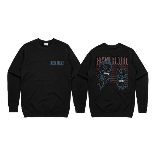 Skeletons Black Crewneck