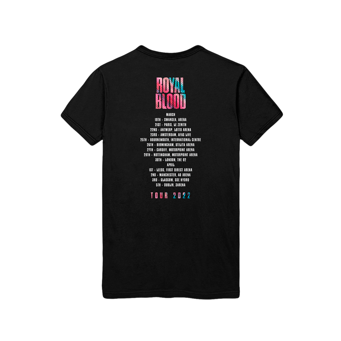 Typhoons 2022 Tour Black T-Shirt
