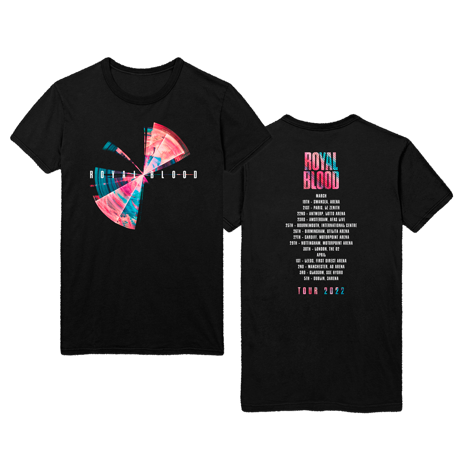 Typhoons 2022 Tour Black T-Shirt